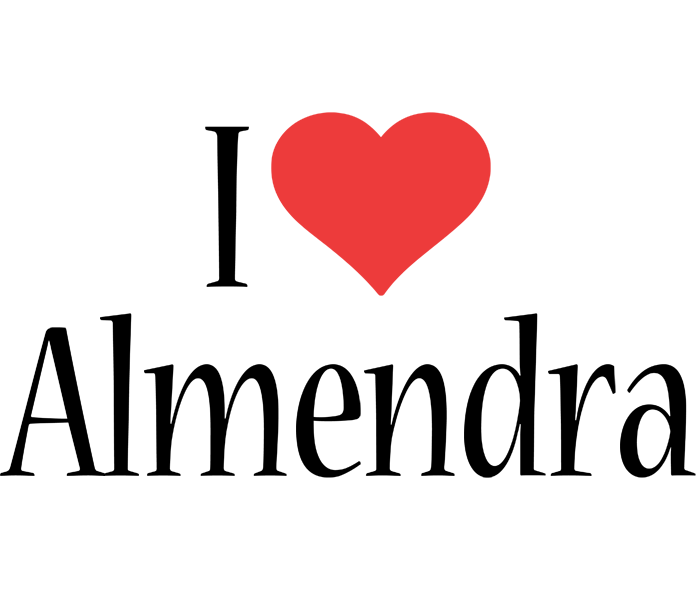 Almendra i-love logo