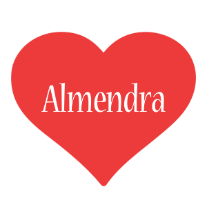 Almendra love logo