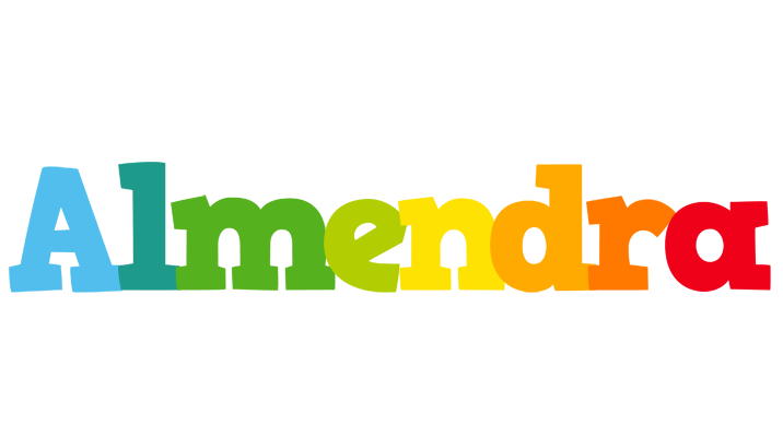 Almendra rainbows logo