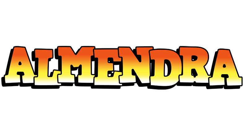 Almendra sunset logo