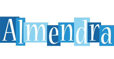 Almendra winter logo