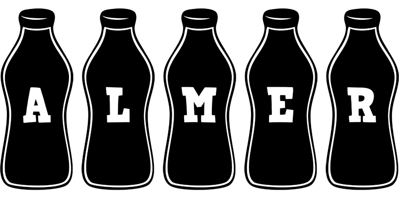 Almer bottle logo