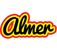 Almer flaming logo