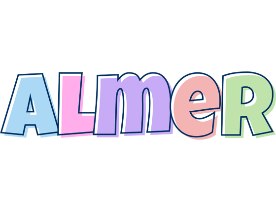 Almer pastel logo
