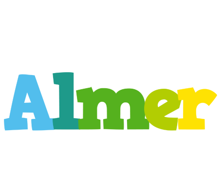 Almer rainbows logo