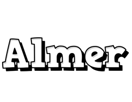 Almer snowing logo