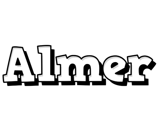 Almer snowing logo
