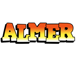 Almer sunset logo