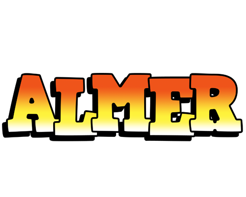 Almer sunset logo