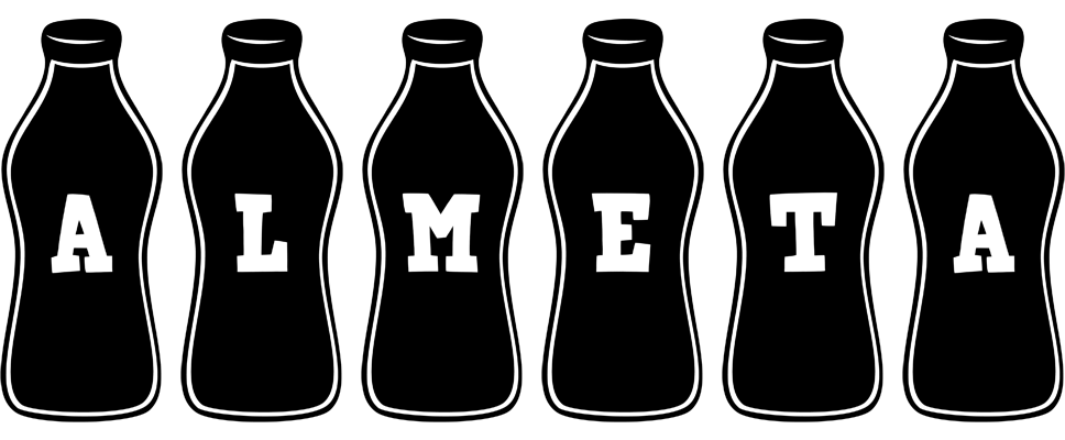 Almeta bottle logo