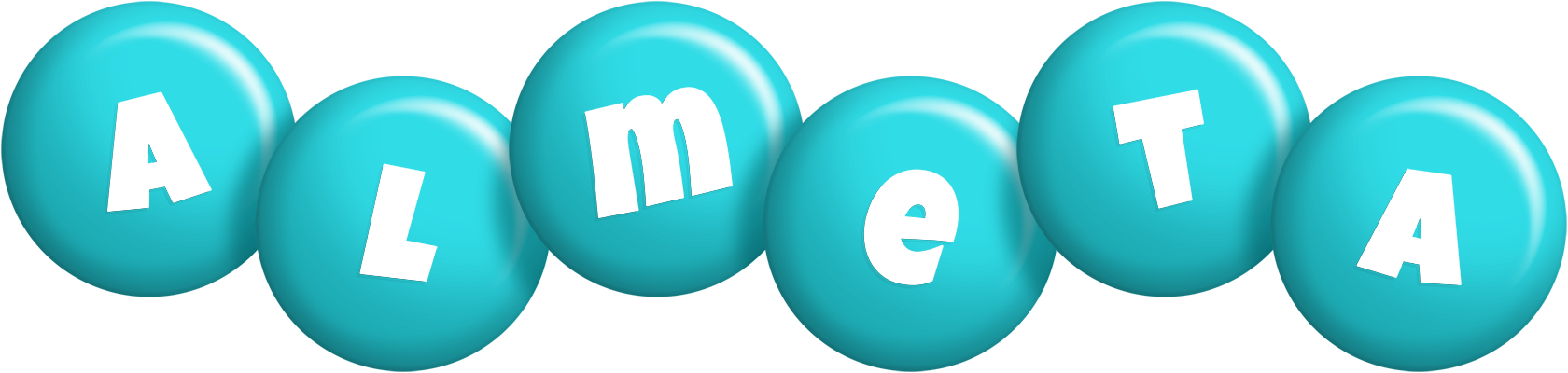 Almeta candy-azur logo