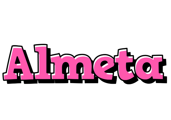 Almeta girlish logo