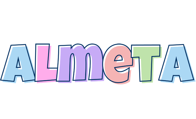 Almeta pastel logo