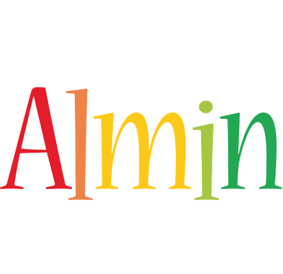 Almin birthday logo