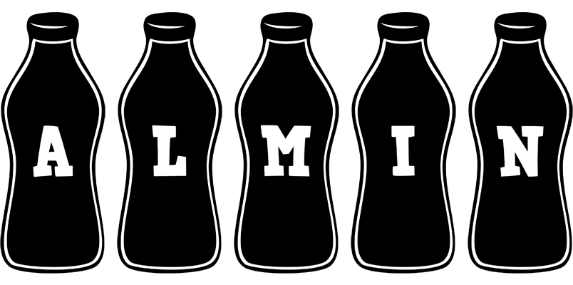 Almin bottle logo
