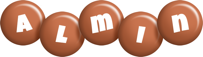 Almin candy-brown logo