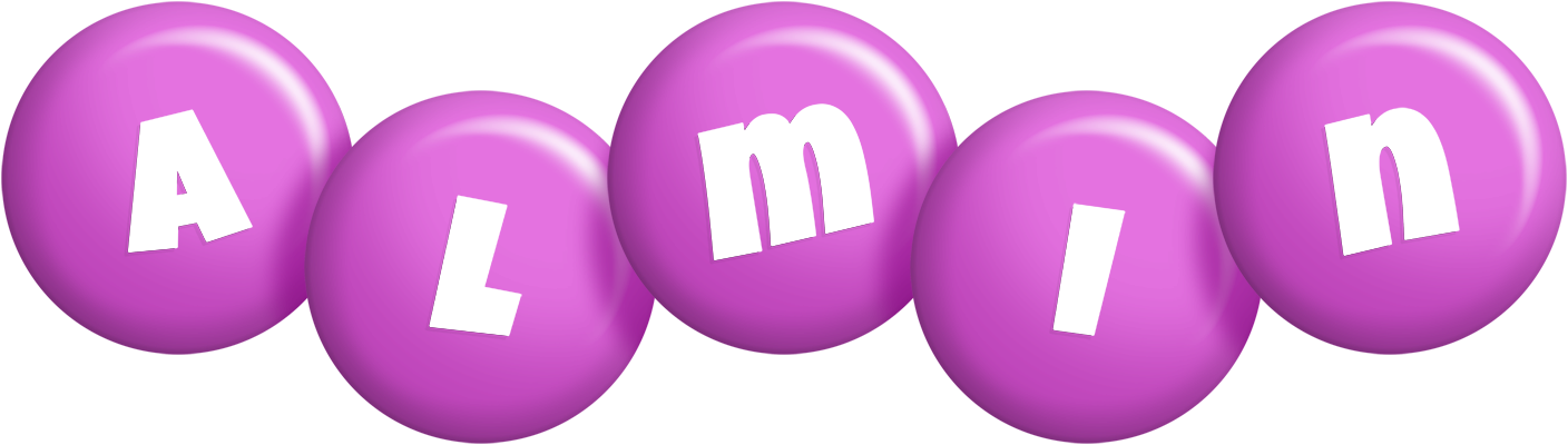 Almin candy-purple logo
