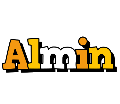 Almin cartoon logo