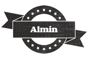 Almin grunge logo