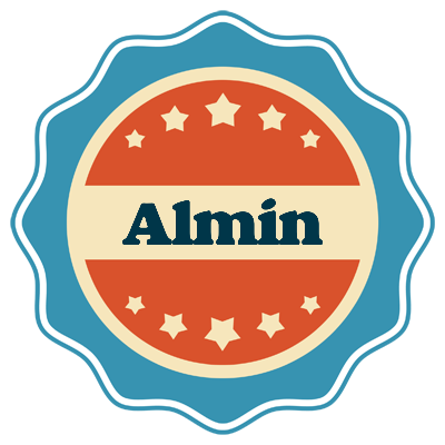 Almin labels logo
