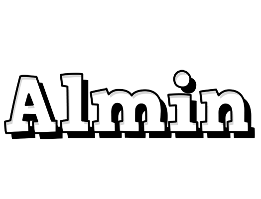 Almin snowing logo