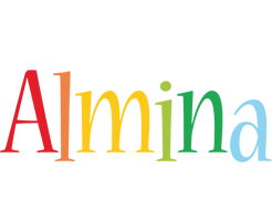 Almina birthday logo