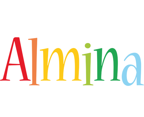 Almina birthday logo