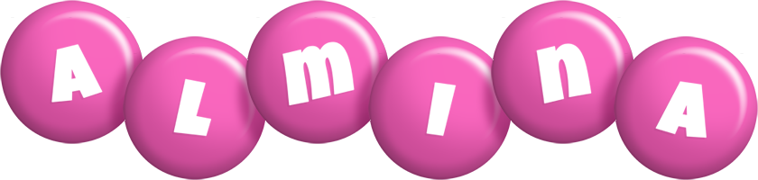 Almina candy-pink logo