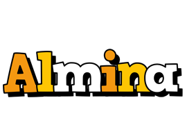 Almina cartoon logo