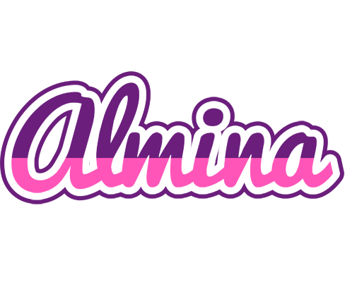 Almina cheerful logo