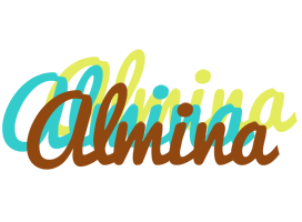 Almina cupcake logo