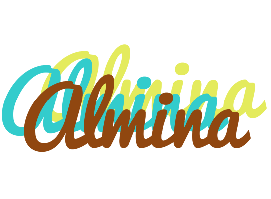 Almina cupcake logo