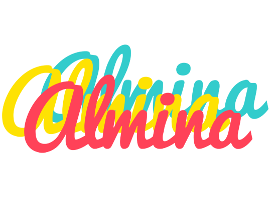 Almina disco logo