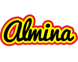 Almina flaming logo