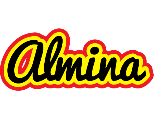 Almina flaming logo
