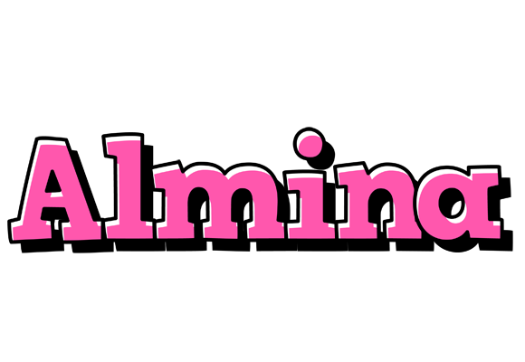 Almina girlish logo