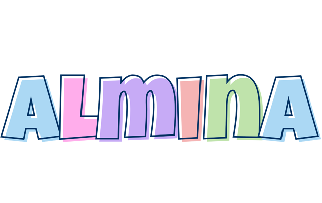 Almina pastel logo