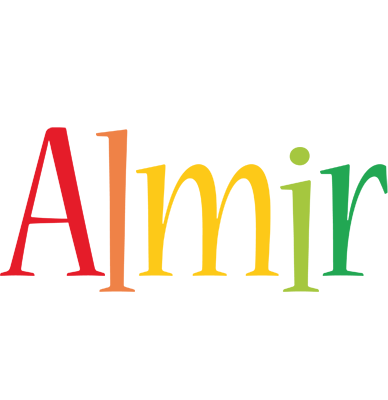 Almir birthday logo