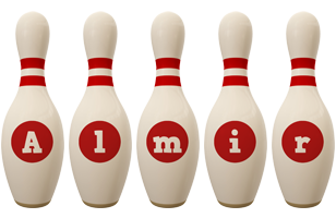 Almir bowling-pin logo