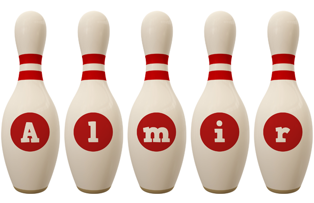 Almir bowling-pin logo