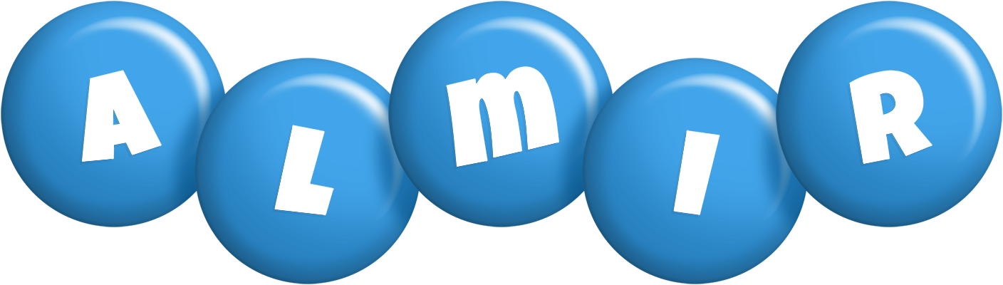 Almir candy-blue logo