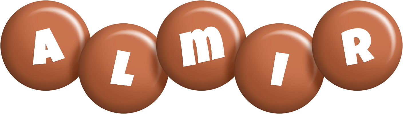 Almir candy-brown logo