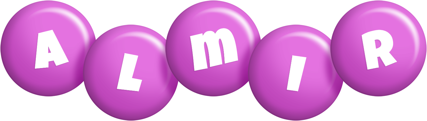 Almir candy-purple logo