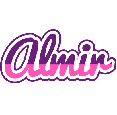 Almir cheerful logo