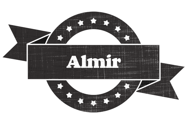 Almir grunge logo