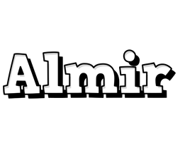 Almir snowing logo