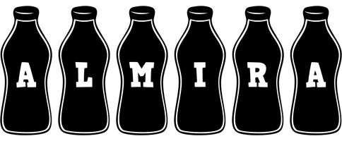 Almira bottle logo