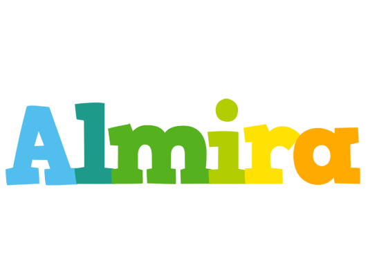 Almira rainbows logo