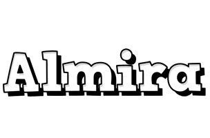 Almira snowing logo