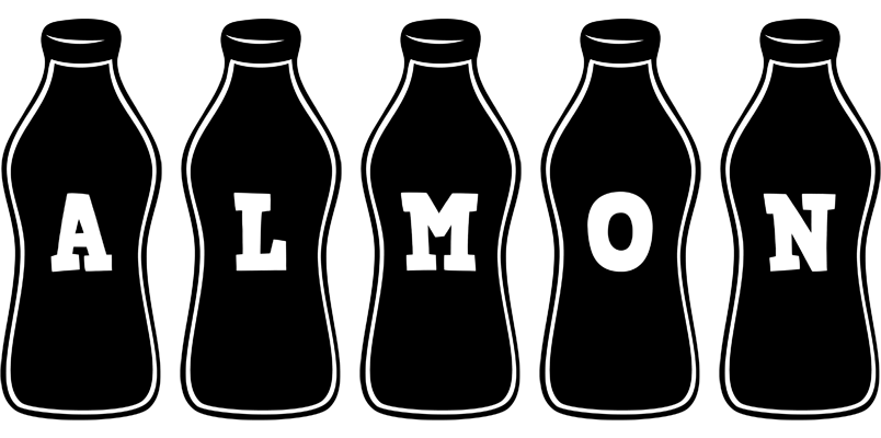 Almon bottle logo